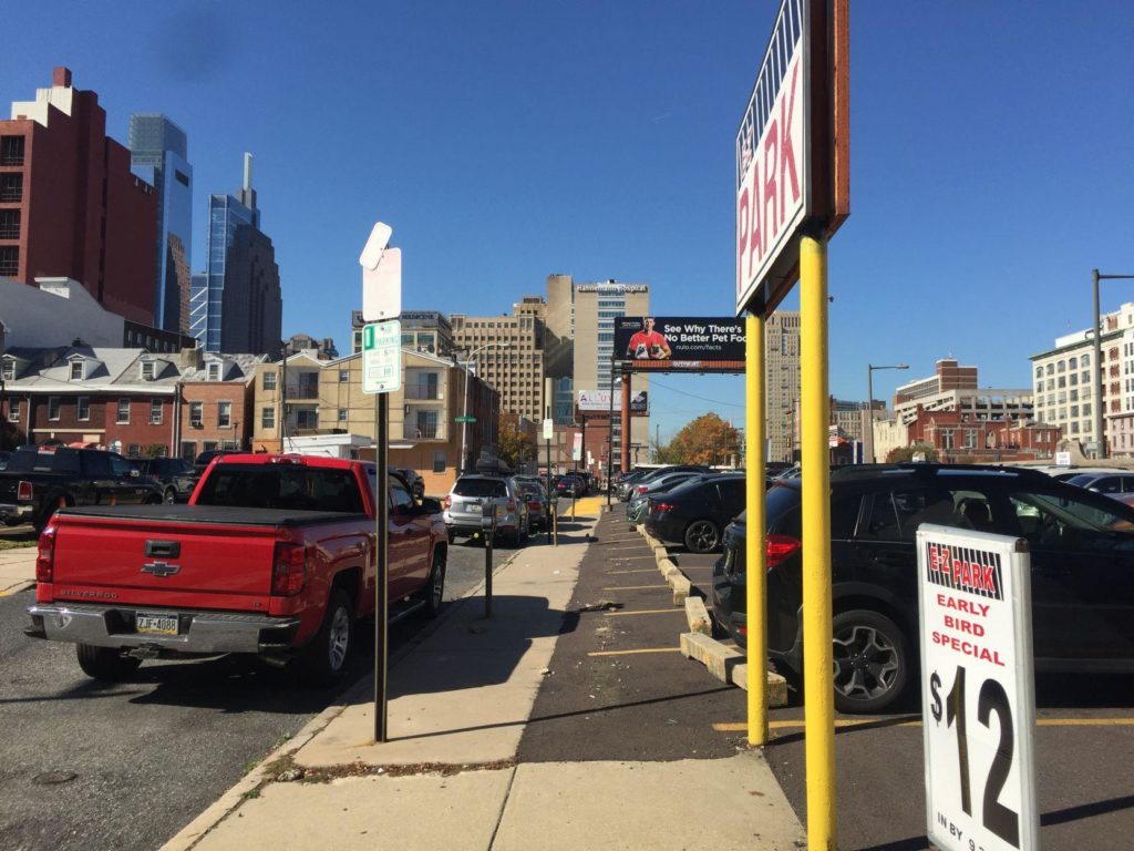 Public parking signs