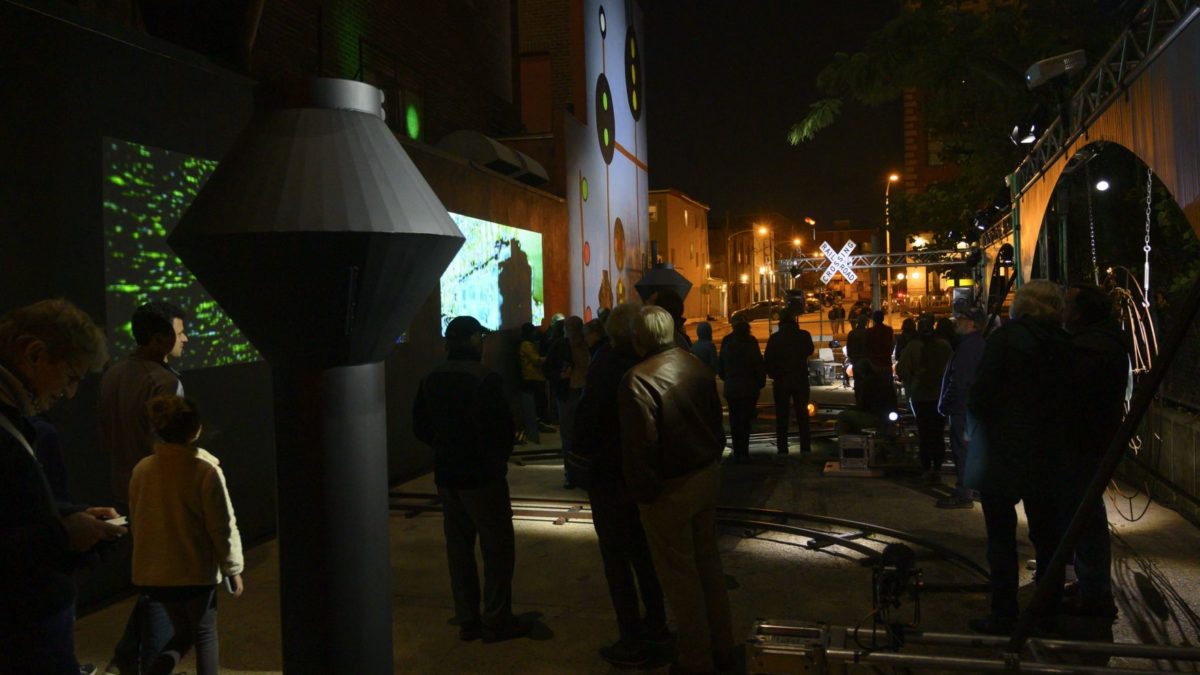 Last week to check out the badass art installation that is Site/Sound: Revealing the Rail Park