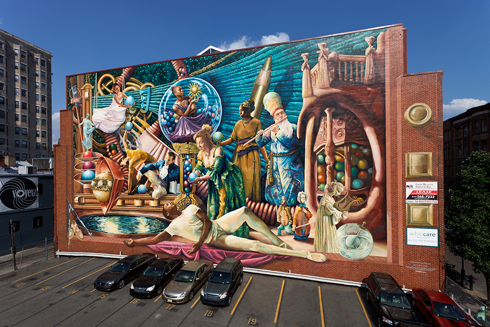 Mural of Philadelphia Muses 