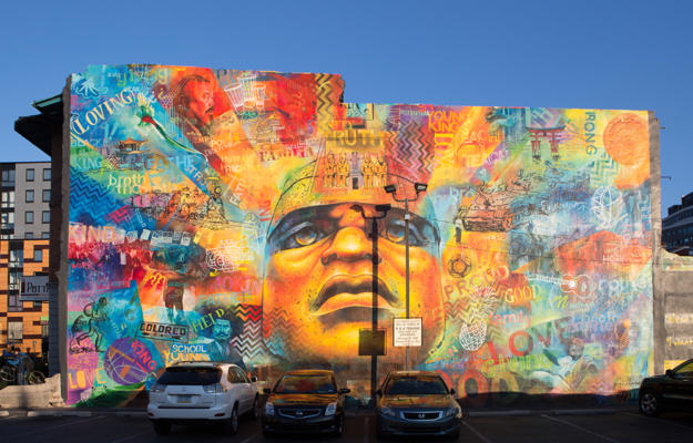 Mural of Colorful Legacy in Philadelphia