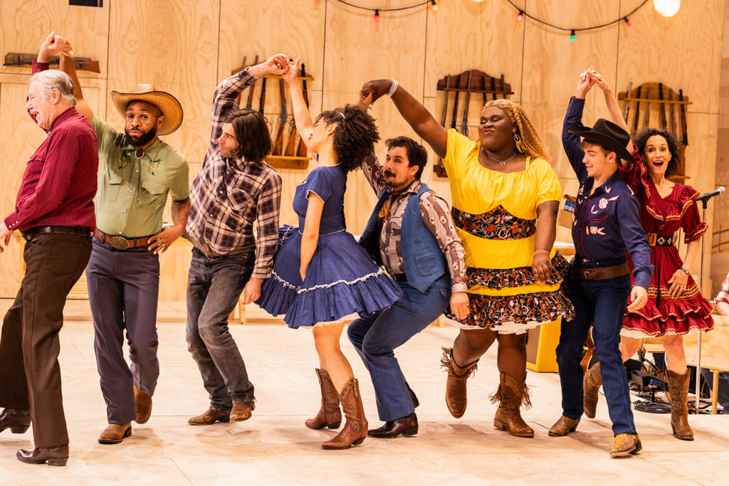The company of the national tour of Rodgers & Hammerstein's OKLAHOMA!