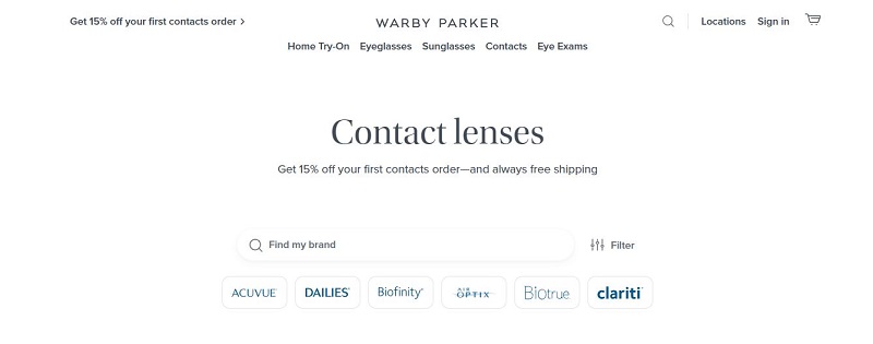 Warby Parker - Philadelphia Weekly - Best Contact Lenses Online