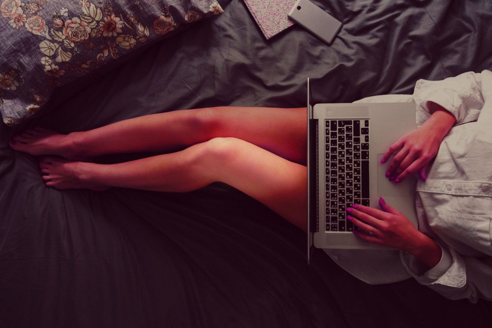 woman on laptop