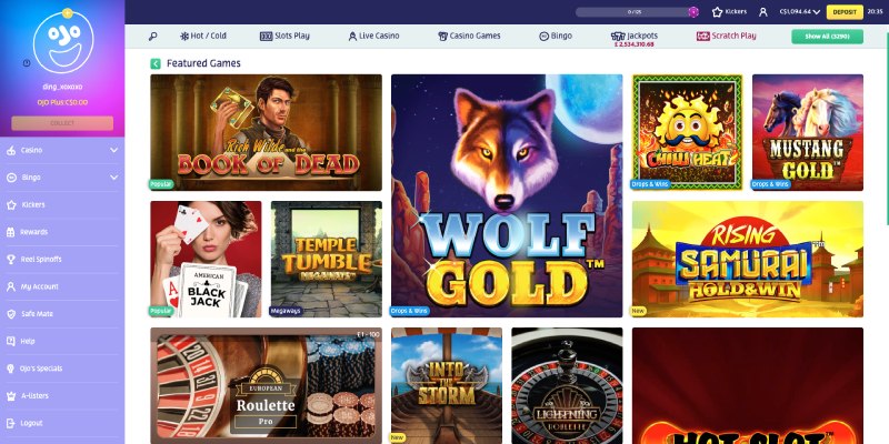 playojo casino ca
