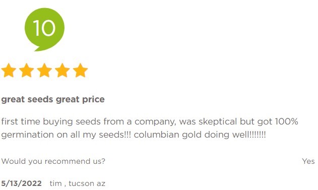 Seed Supreme customer review