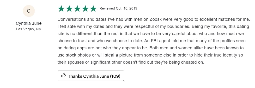 zoosk reviewd