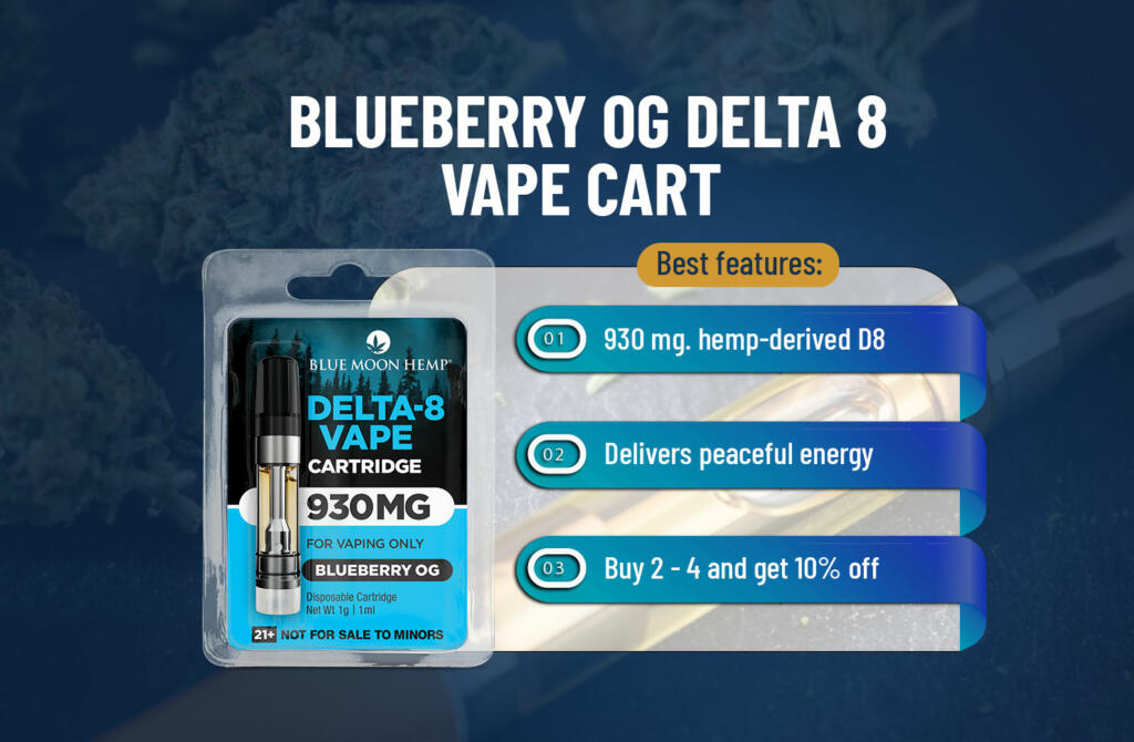 Blueberry OG Delta 8 Vape 